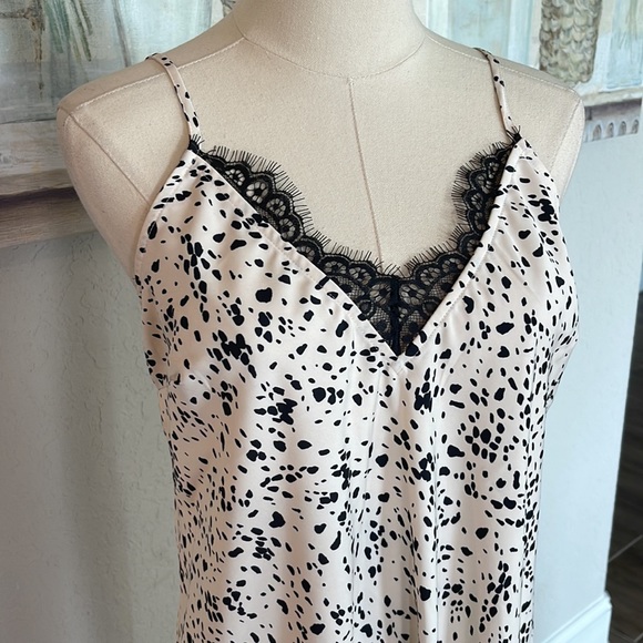 NWT A New Day Dalmatian Print Slip Dress 🖤 sz Small - Picture 5 of 10